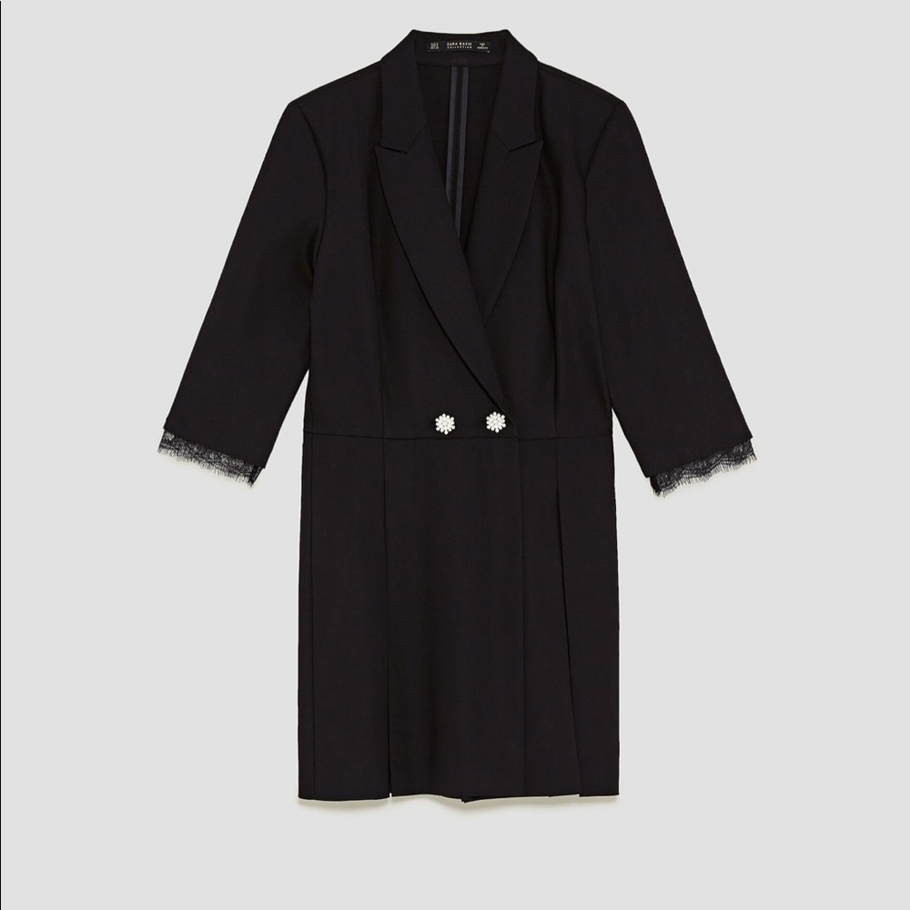 Zara Crossover jumpsuit with lace size S - Picture 3 of 6